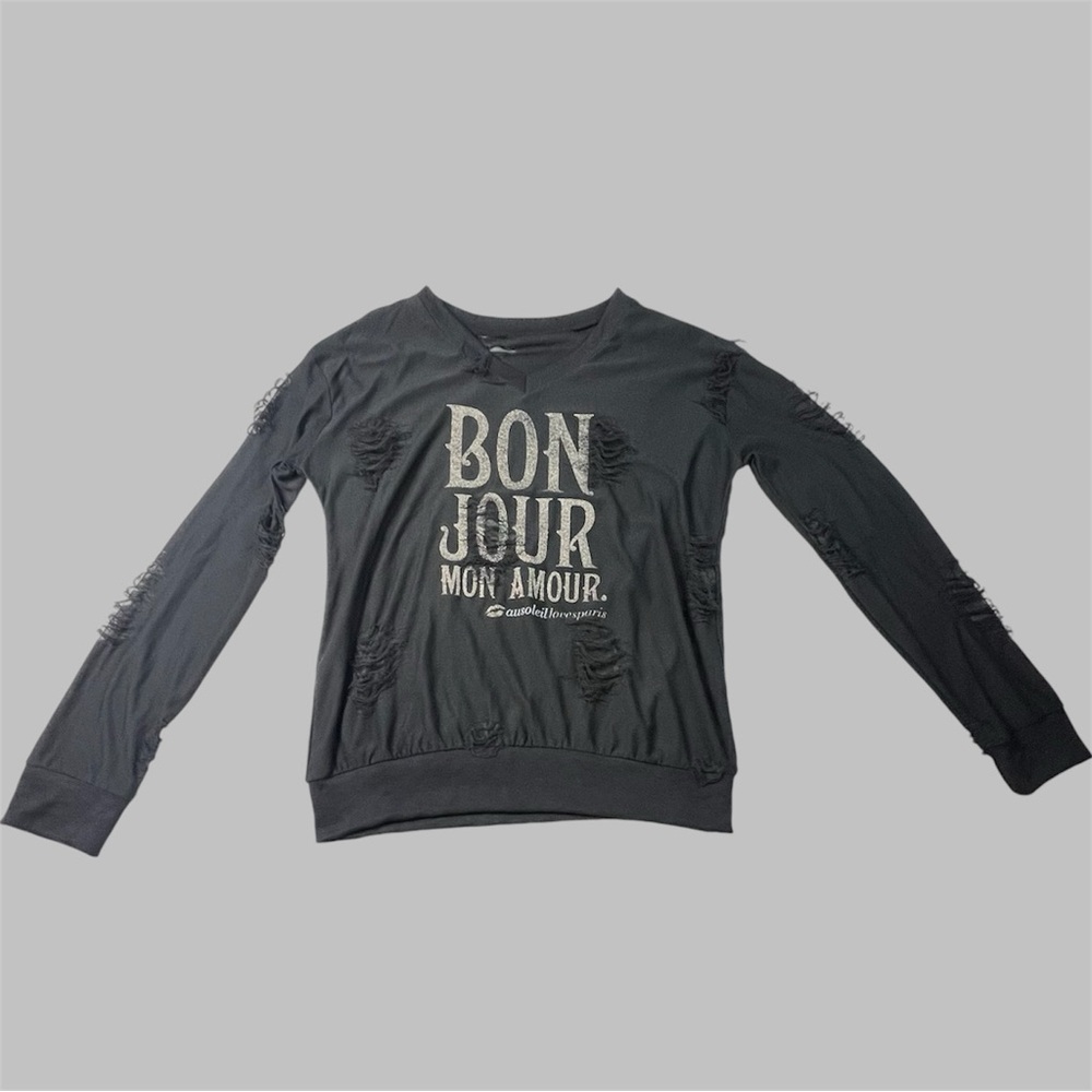 Au Soleil De Saint Tropez distressed sweater